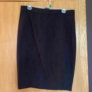 Black pencil skirt.  Worn once.  Good condition